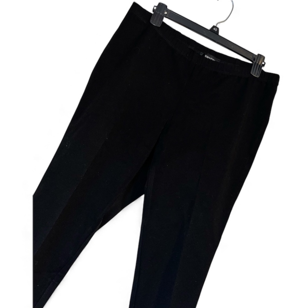 Karen Kane Women’s Black Straight Leg Dress Pants with Elastic Waist Sz-14W - Picture 2 of 6